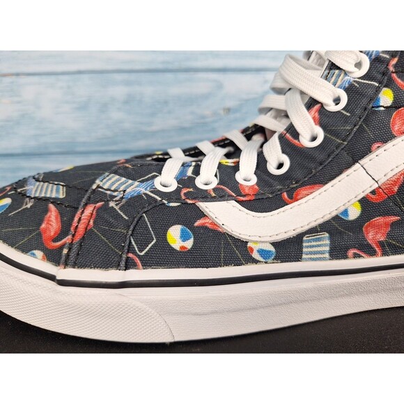 Vans Sk8-Hi Flamingo Beach High Top Skate Shoes Sz 11.5 main image 10
